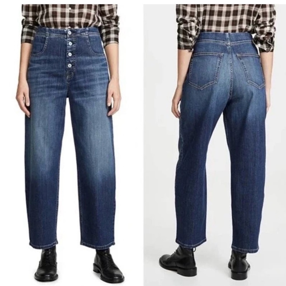 Nili Lotan Toledo Jeans, Tribeca Wash, Size 27 EUC